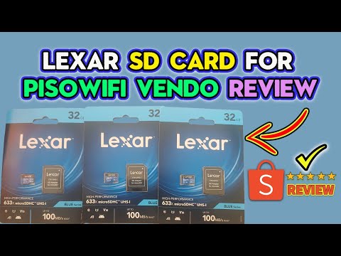 Paano Magreflash ng Lexar MicroSD Card Blue Series Review for Piso Wifi System