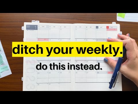 How to start BIWEEKLY PLANNING