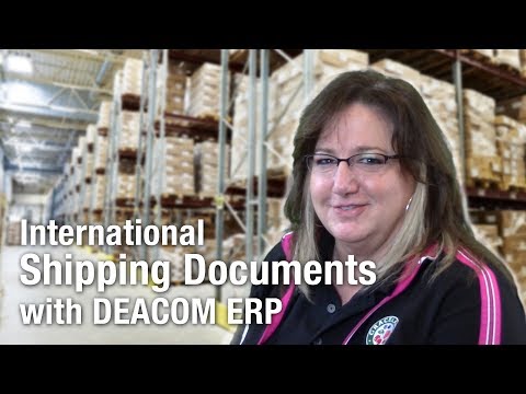 International Shipping Documents with DEACOM ERP - Graceland Fruit Story