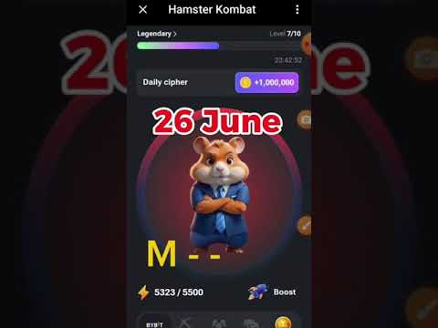 4 July daily cipher hamster kombat code #hamsterkombat #hamsters