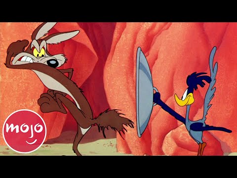 Top 10 Wile E. Coyote and Road Runner Face Offs