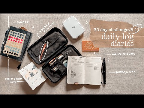 30 day planner challenge | falling for 5mm grid, and travel essentials