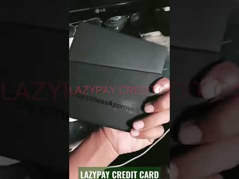 Unboxing LAZYPAY CREDIT CARD online #lazypay #lazypaycard #shorts