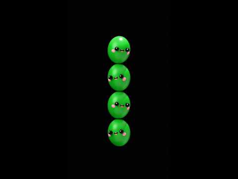 Dancing Peas Makeba by Baby Fruit Dancing Sensory Video #sensoryvideo