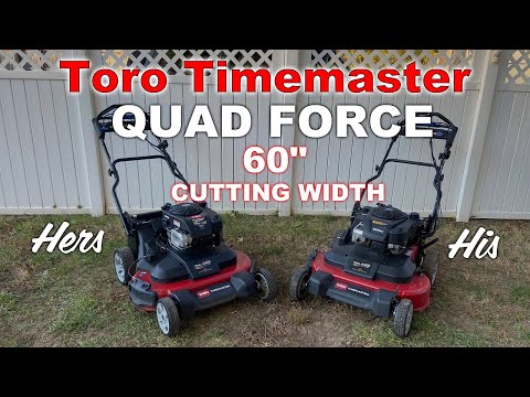 Toro Timemaster Quad Force 60”