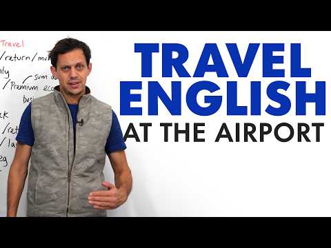 ✈ TRAVEL ENGLISH: Vocabulary & expressions for the airport ✈️