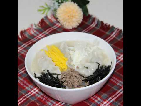 How to make savory Seollal food, dumpling rice cake soup