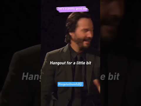 A Perfect Day with Keanu Reeves: Embracing Joy and Gratitude