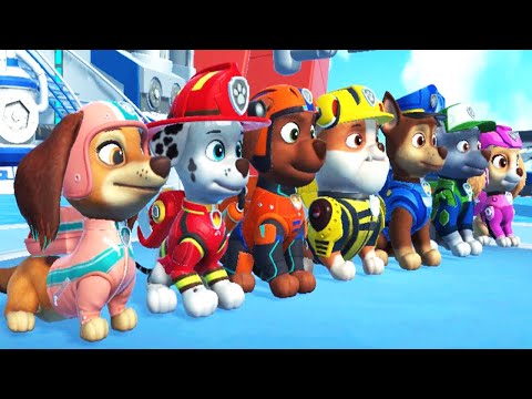 PAW Patrol The Movie Adventure City Calls - All Pups to The Rescue -Chase, Liberty, Rubble, Marshall