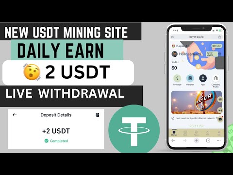 USDT Bayer-AG Earning long-time | New usdt mining site in2024 best Money Making site | lunch today