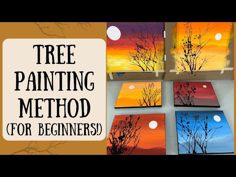 We Tried The Viral Tree Painting Technique: Does It Really Work?