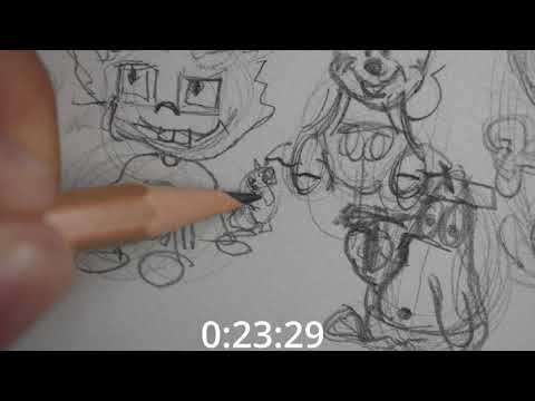 How I Draw Disney's Dale the Chipmunk In 60 Seconds