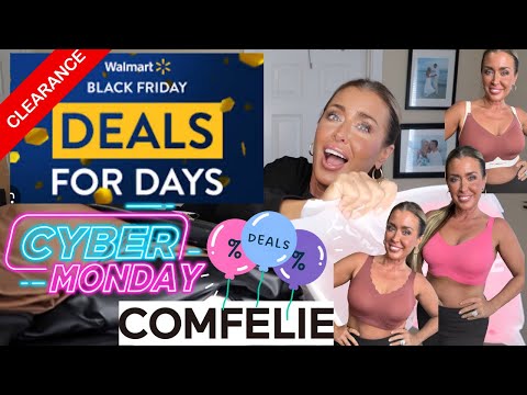 Walmart Black Friday and Cyber Monday Deals | Walmart Clearance try on | Comfelie Bra try on