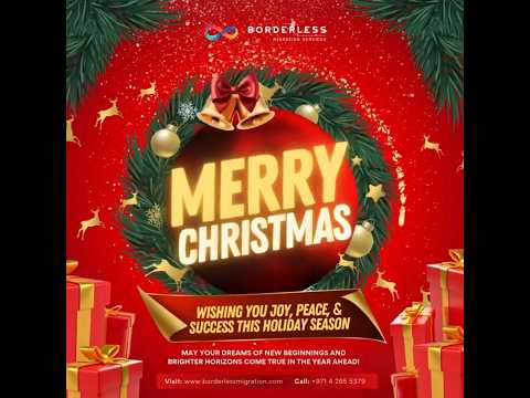 🎄Merry Christmas from all of us at Borderless Migration!❤️ #merrychristmas  #BorderlessMigration