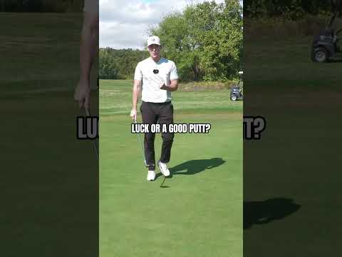 Luck or skill? Click the link in bio for golf products! #golf #golfer #golfclips #golfhighlights