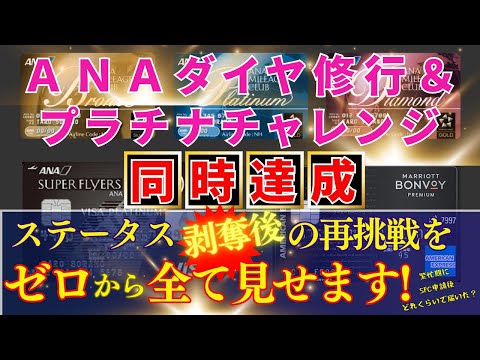 最初からANAダイヤ修行＆マリオットのプラチナチャレンジを同時に達成してみた