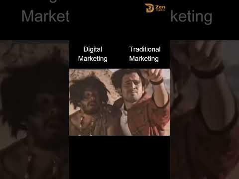 Traditional Marketing VS Digital Marketing #marketingstrategy  #traditionalmarketing