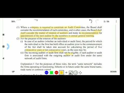 Discuss the manner in which rotation of Auditors may be done by the 
company on expiry of their term