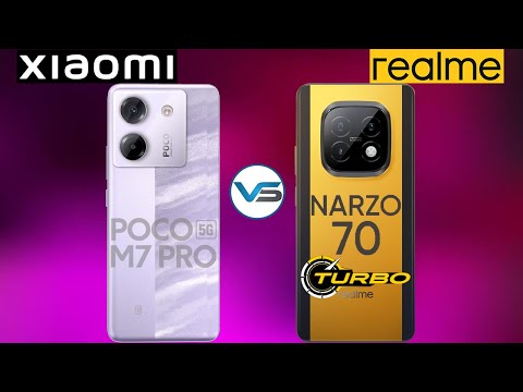 Poco M7 Pro 5G VS Realme Narzo 70 Turbo 5G | Realme Narzo 70 Turbo 5G VS Poco M7 Pro 5G