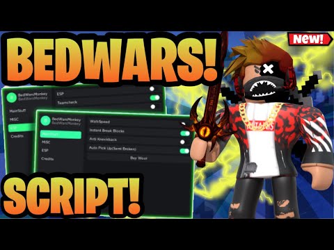 *OP* NEW BEDWARS SCRIPT HACK GUI PASTEBIN 2024 | Bedwars Fly, Aimbot, Kill Aura, Instant Mine SCRIPT