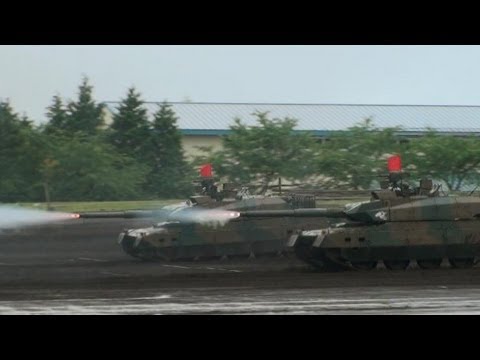 10式戦車　2012年7月8日 　富士学校祭　JGSDF Type 10 New Tank Demo