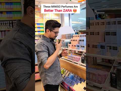 These MINISO Perfumes Are Better Than ZARA 🤩 🛍 #miniso #perfume #shopping #shoppingvlog #shorts