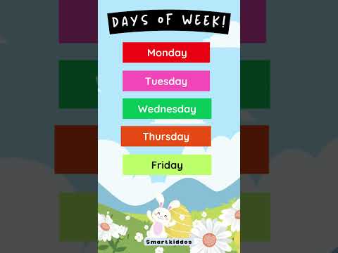 Fun Days of the Week | Which Day is Your Favourite?