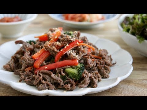 Low FODMAPㅣBulgogi (Korean BBQ) // 저포드맵 요리 - 불고기 (한글자막) | 마늘/양파 X 🙅🏻‍♀️| 과민성대장증후군을 위한 요리