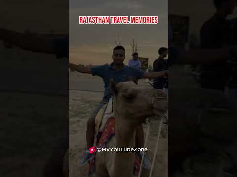 Rajasthan Travel Tour Memories Camel ride in dunes of Jaisalmer #rajasthan  #camelride #jaisalmer