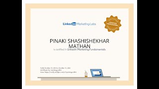 LinkedIn Marketing Fundamentals Certification Exam