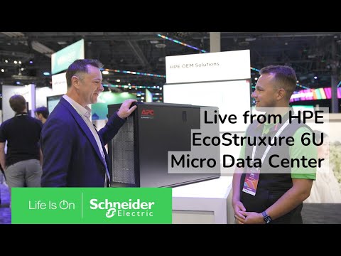 Live from HPE Discover 2023: 6U Wall Mount EcoStruxure Micro Data Center & Solving for Edge