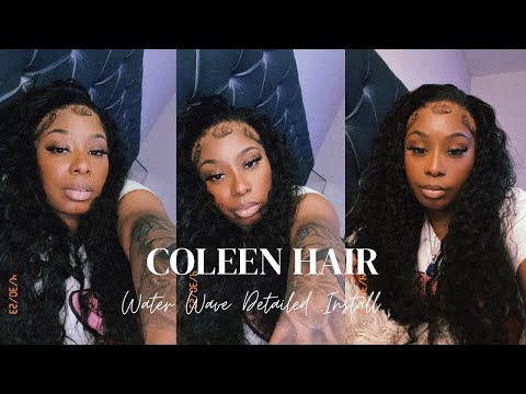 THE BEST WATER WAVE WIG EVER FT COLEEN HAIR 😍 | SUMMER TIME HAIR