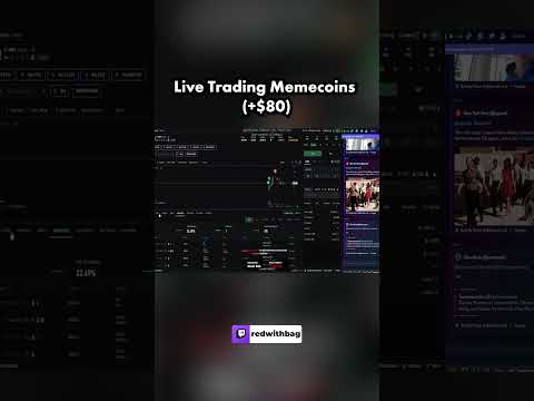 I Made $80 Trading Memecoins Live!