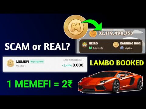 Memefi Scam😭1 MEMEFI = 2₹ | Memefi Daily On Chain Transaction | Memefi Giveaway Trick to Win #memefi