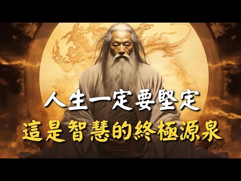 人生一定要極致的堅定，這是萬般智慧的終極源泉  #禪能量