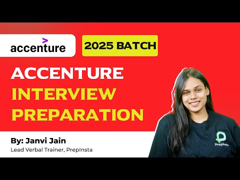 Accenture Interview Preparation Strategy | Accenture Oncampus 2025