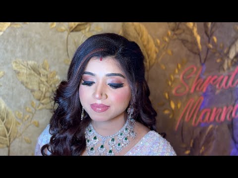 Airbrush Party makeup tutorial in Hindi | easy eyeshadow look | Shruti Makeover