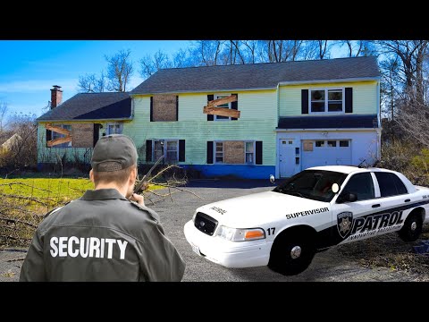 SECURITY ENCOUNTER! Exploring an Abandoned Neighborhood! - COSTCO Wiped Them Out!