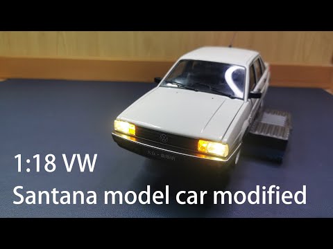 1:18 Volkswagen Santana model car modified