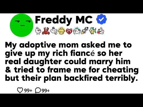 My adoptive mom asked me to give up my rich fiancé so herreal daughter could marry him & tried...