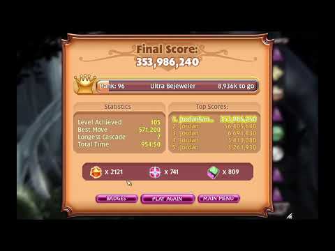 Bejeweled 3 Classic Mode Livestream (Take 3, Final Part)