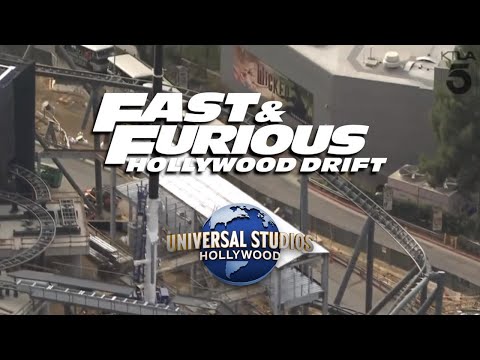 UPDATE Universal Studios Hollywood Fast & Furious: Hollywood Drift Roller Coaster 11/26/24 KTLA 5