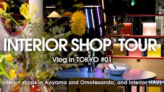 Visiting interior shops in Aoyama and Omotesando in Tokyo [all within walking distance]