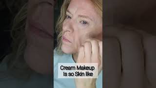 Cream Makeup makes my mature skin look youthful | #makeupformatureskin #over50makeup