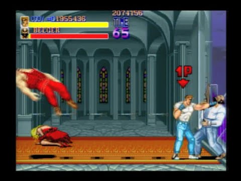 Final Fight [ARCADE] - (Cody) Final Boss Battle vs. Belger & finale