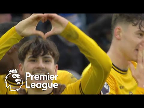 Rodrigo Gomes notches Wolves' second goal against Leicester City | Premier League | NBC Sports