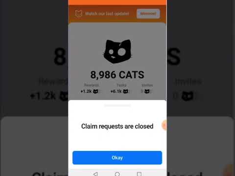 Cat airdrop big update tokhon withdrawal kese kare step to step #cat #viralvideo