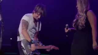 Jordan Hokaj Sings "We Were Us" With Keith Urban -- Darien Lake, July 25, 2014