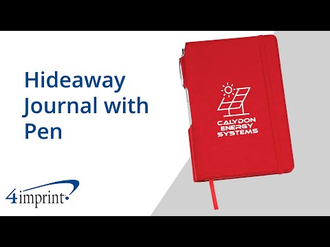 Hideaway Journal with Pen by 4imprint