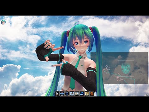 【XR Animator】VTuber posing with webcam mocap